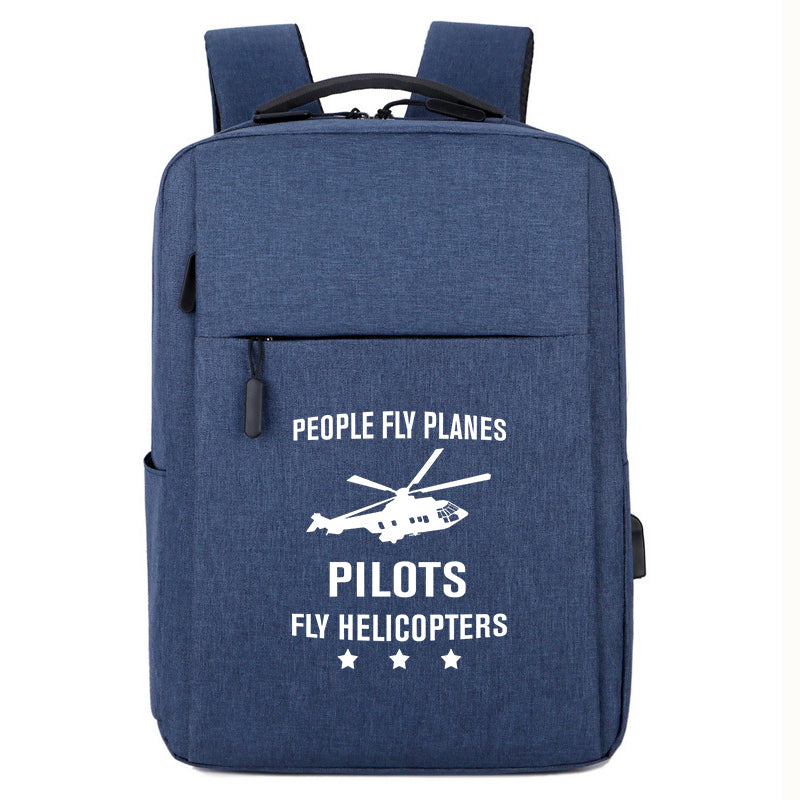 People Fly Planes Pilots Fly Helicopters Designed Super Travel Bags