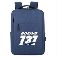 Thumbnail for Super Boeing 737+Text Designed Super Travel Bags