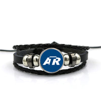 Thumbnail for ATR & Text Designed Leather Bracelets