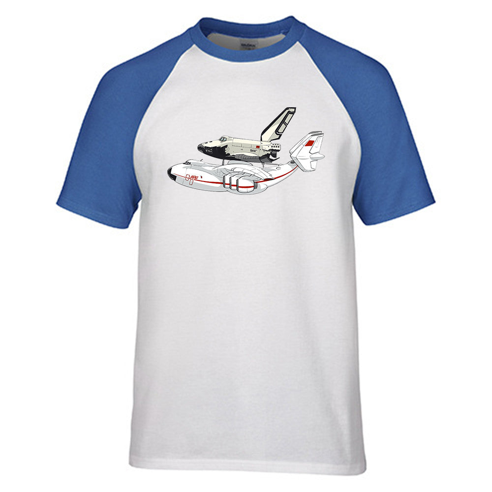 Buran & An-225 Designed Raglan T-Shirts