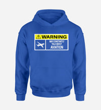 Thumbnail for Warning May Constantly Talk About Aviation Designed Hoodies