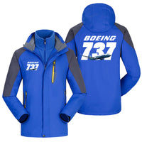 Thumbnail for Super Boeing 737+Text Designed Thick Skiing Jackets