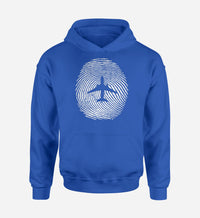 Thumbnail for Aviation Finger Print Designed Hoodies