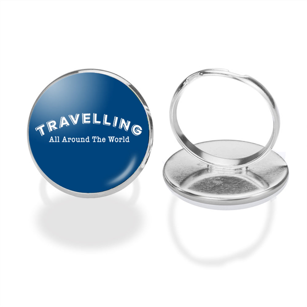 Travelling All Around The World Designed Rings