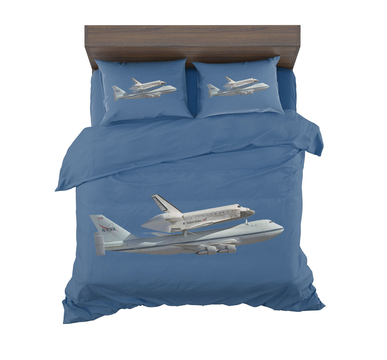Space shuttle on 747 Designed Bedding Sets