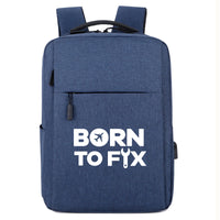 Thumbnail for Born To Fix Airplanes Designed Super Travel Bags