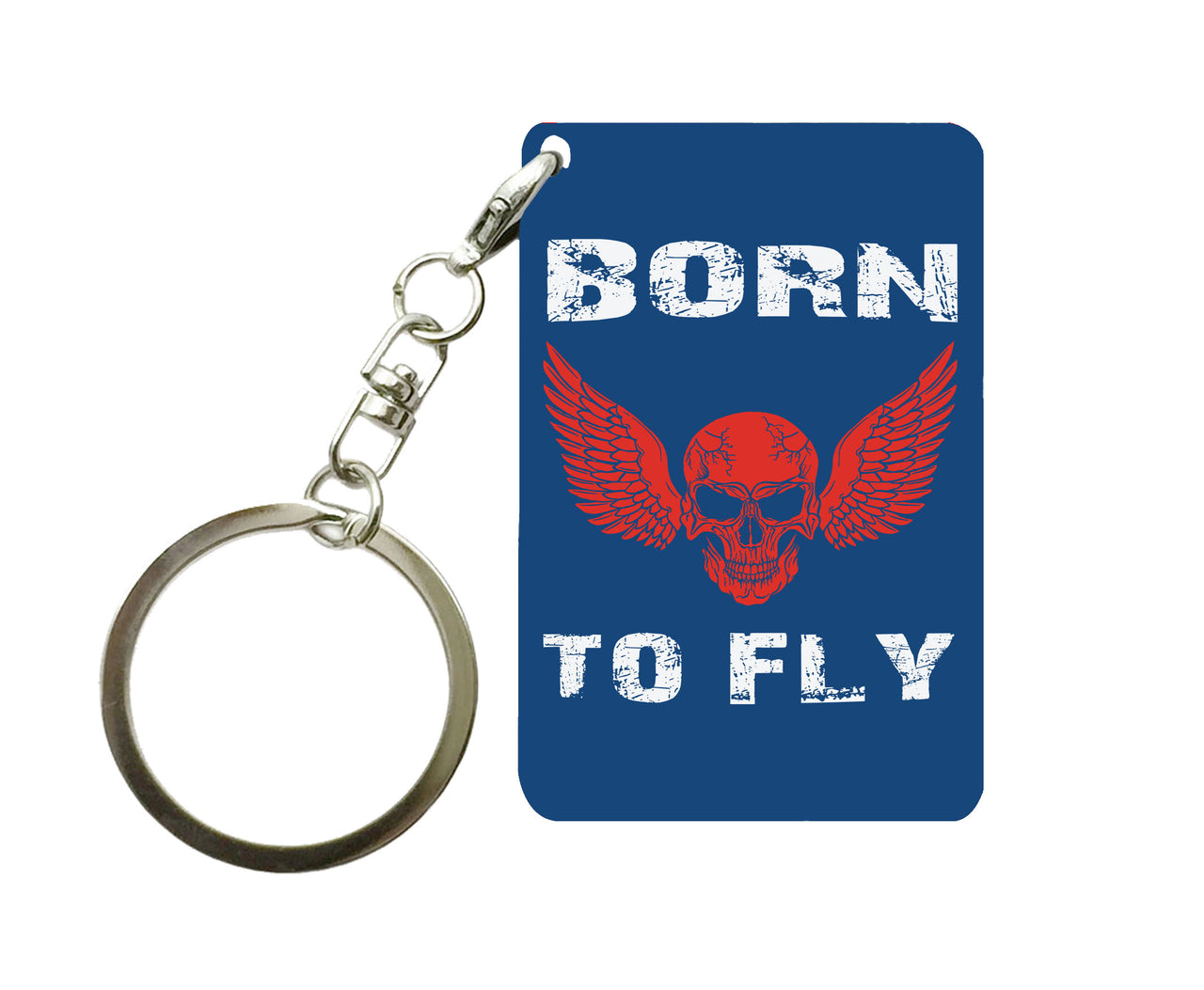 Born To Fly SKELETON Designed Key Chains