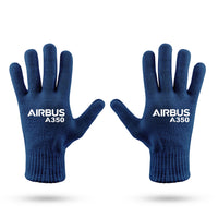 Thumbnail for Airbus A350 & Text Designed Gloves