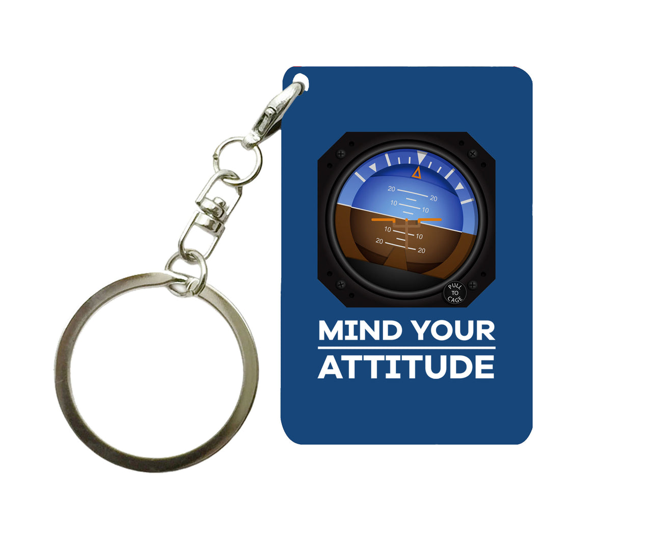 Mind Your Attitude Designed Key Chains