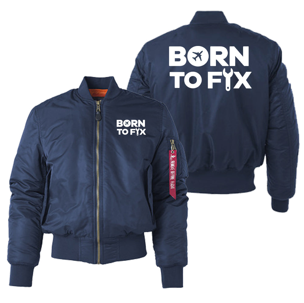 Born To Fix Airplanes Designed "Women" Bomber Jackets