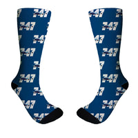 Thumbnail for Super Boeing 747 Designed Socks