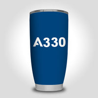 Thumbnail for A330 Flat Text Designed Tumbler Travel Mugs