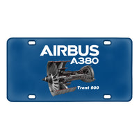 Thumbnail for Airbus A380 & Trent 900 Engine Designed Metal (License) Plates