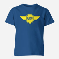 Thumbnail for Born To Fly & Badge Designed Children T-Shirts