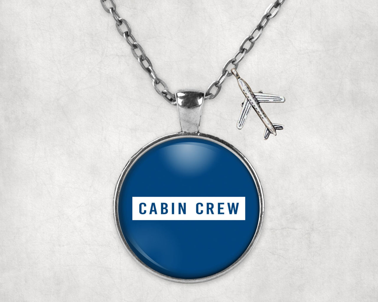 Cabin Crew Text Designed Necklaces