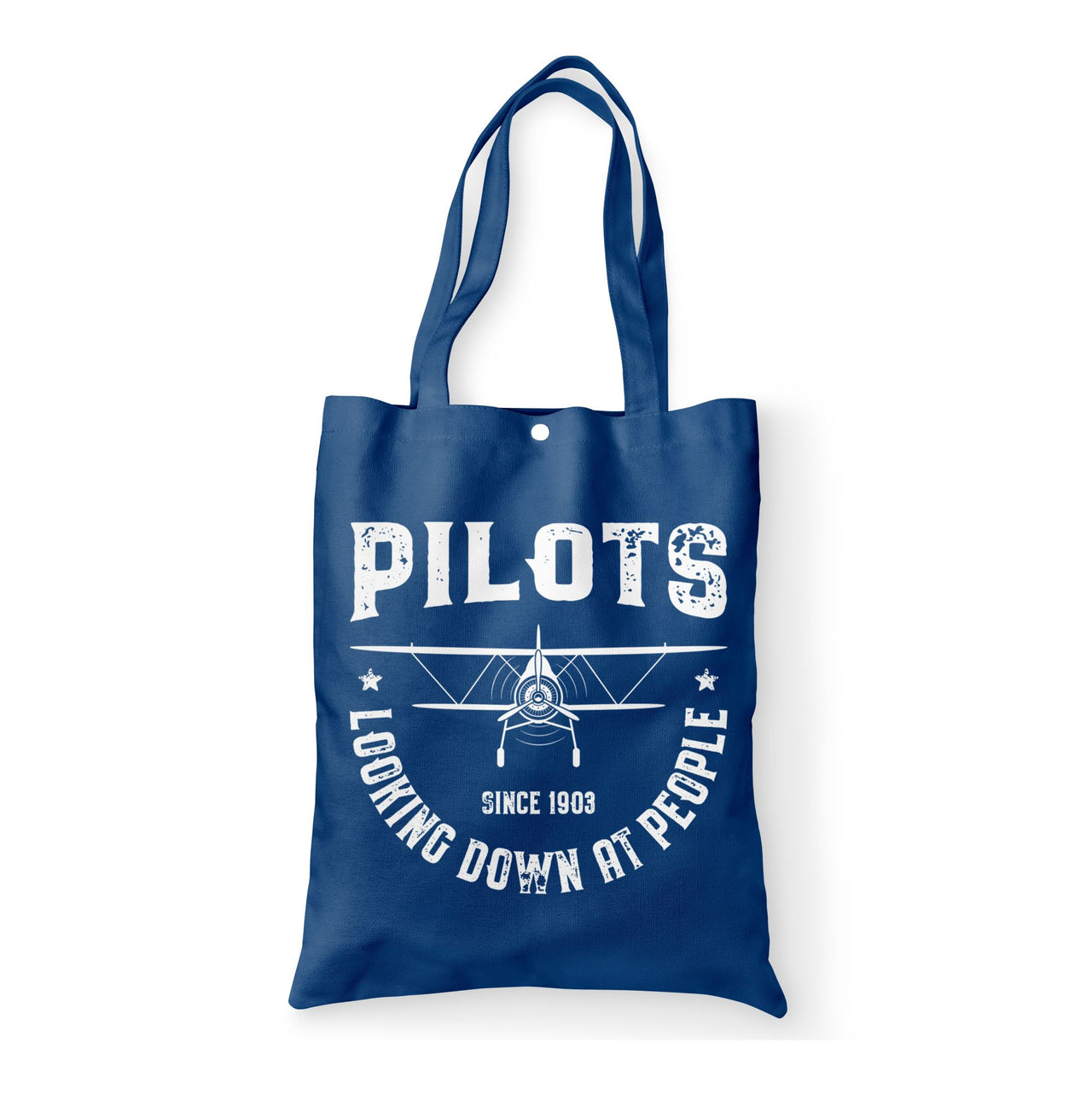 Pilots Looking Down at People Since 1903 Designed Tote Bags