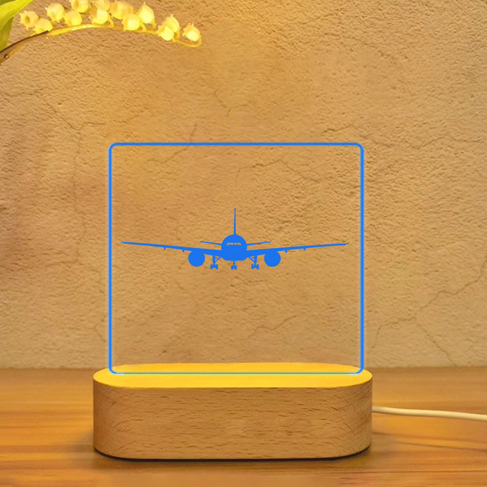 Boeing 777 Silhouette Designed Night Lamp