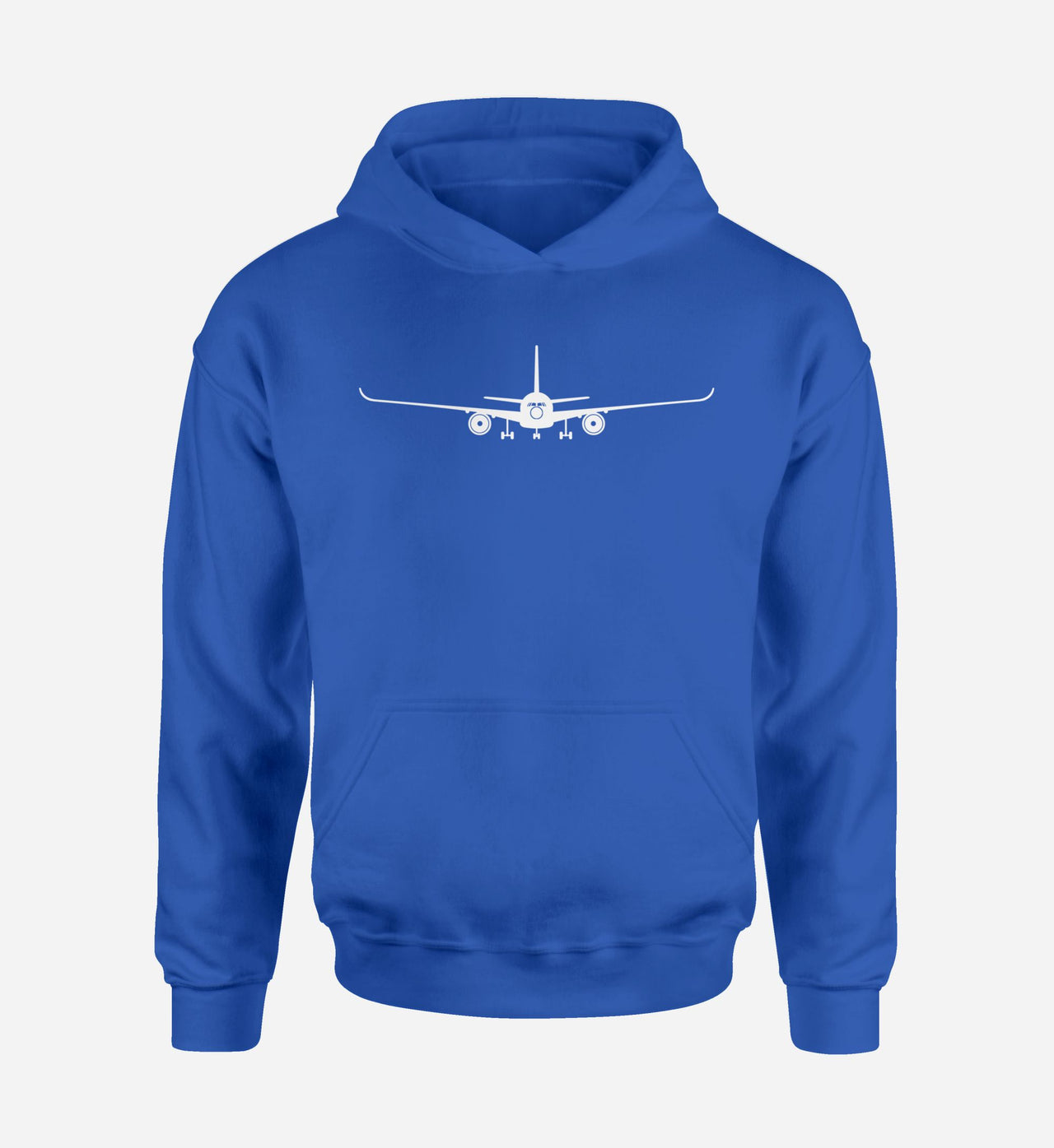 Airbus A350 Silhouette Designed Hoodies