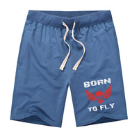 Thumbnail for Born To Fly SKELETON Designed Cotton Shorts