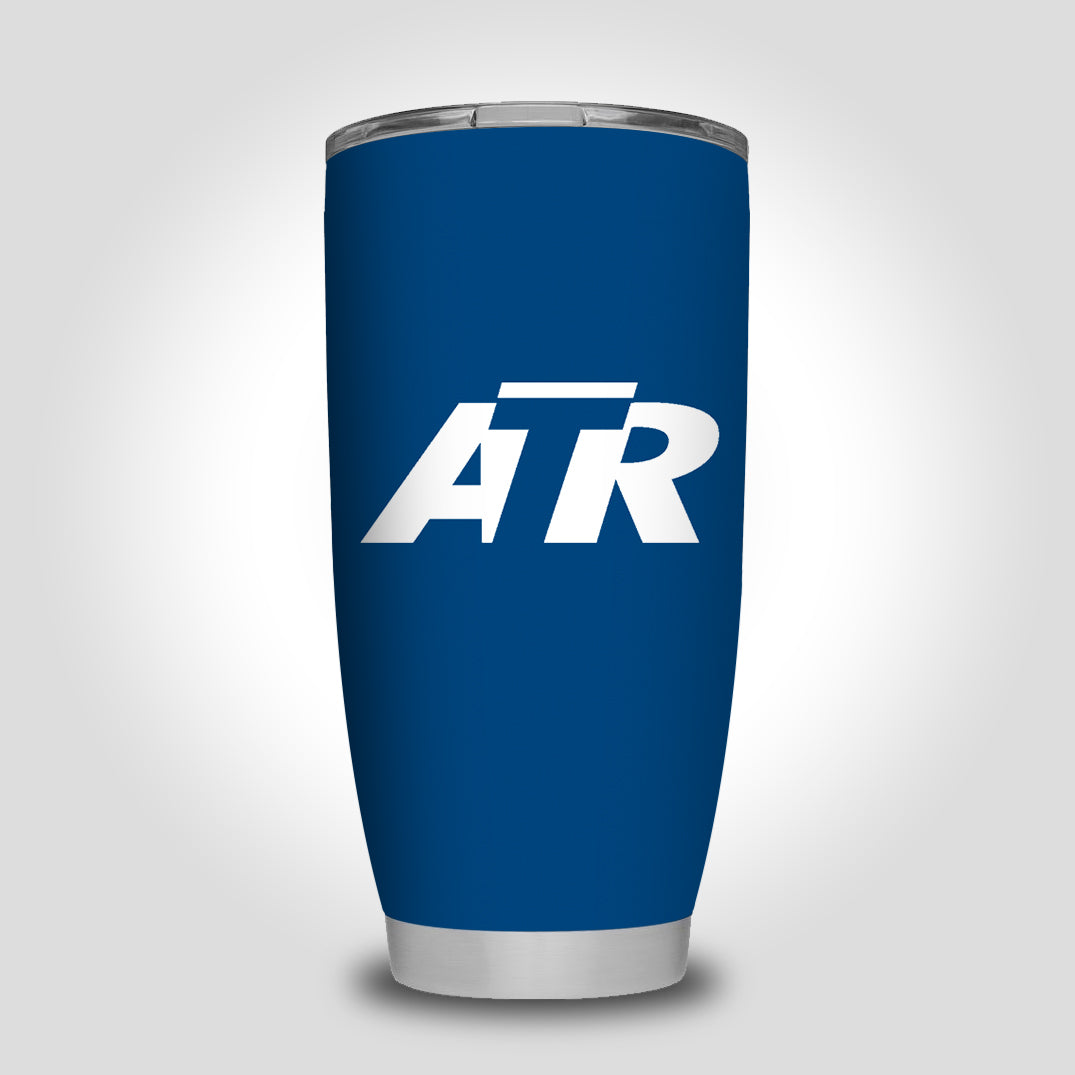 ATR & Text Designed Tumbler Travel Mugs