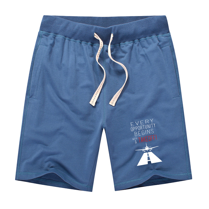 Every Opportunity Designed Cotton Shorts