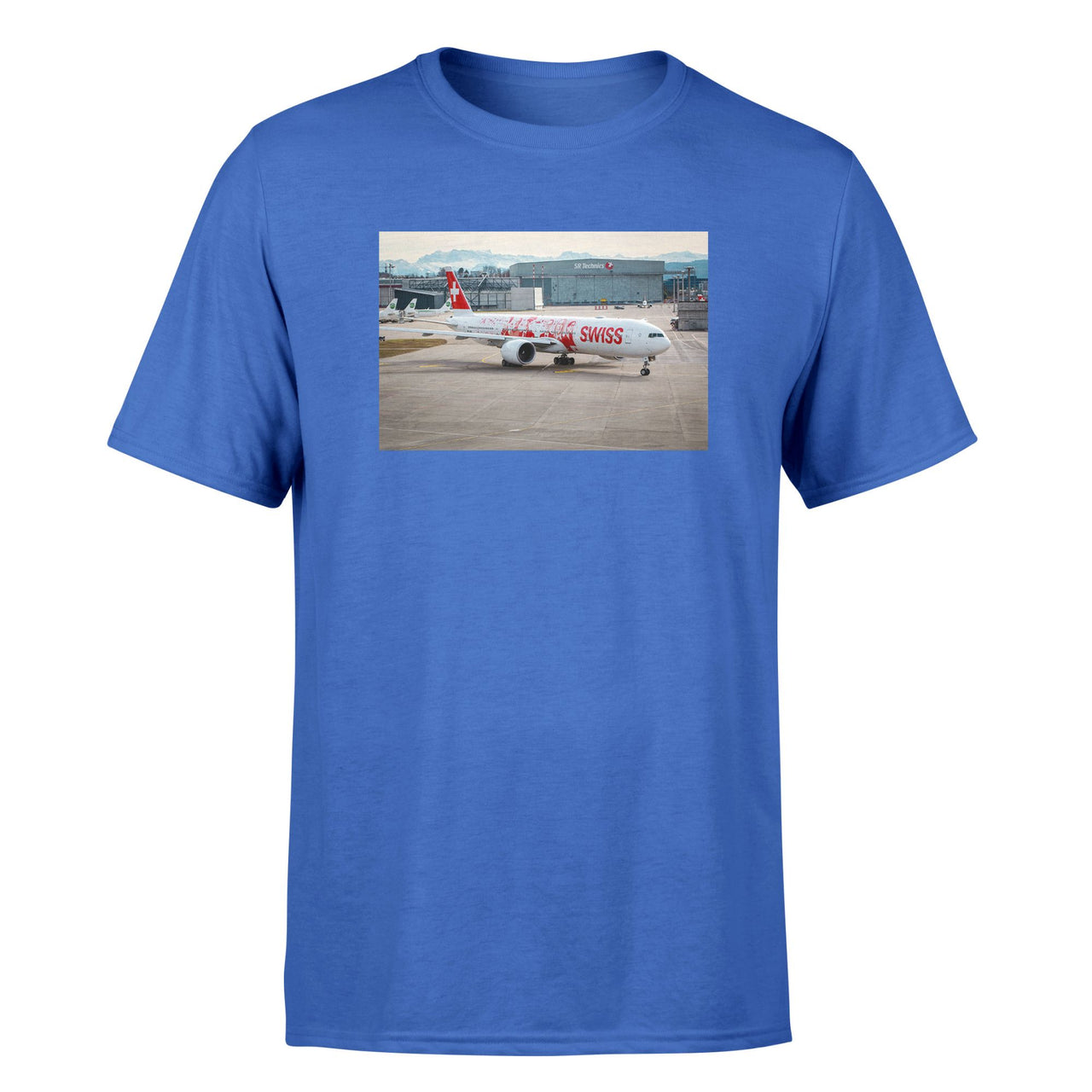 Boeing 777 Swiss Foto Designed T-Shirts