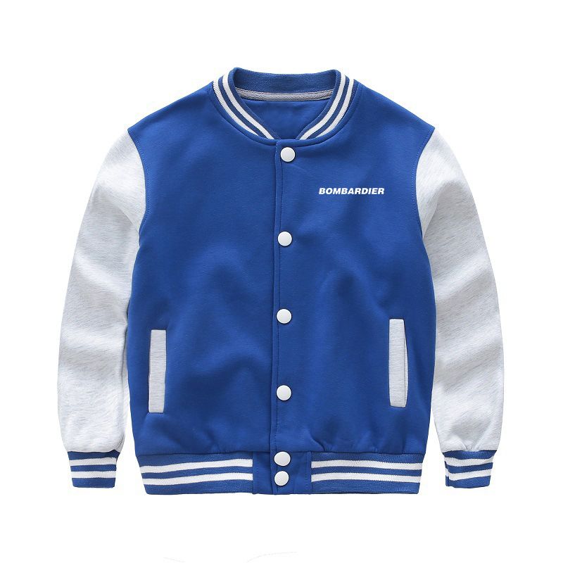 Bombardier & Text Designed "CHILDREN" Baseball Jackets