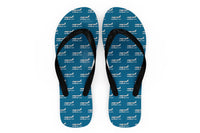 Thumbnail for The Airbus A220 Designed Slippers (Flip Flops)