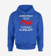 Thumbnail for If You're Cool You're Probably a Pilot Designed Hoodies