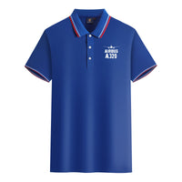 Thumbnail for Airbus A320 & Plane Designed Stylish Polo T-Shirts