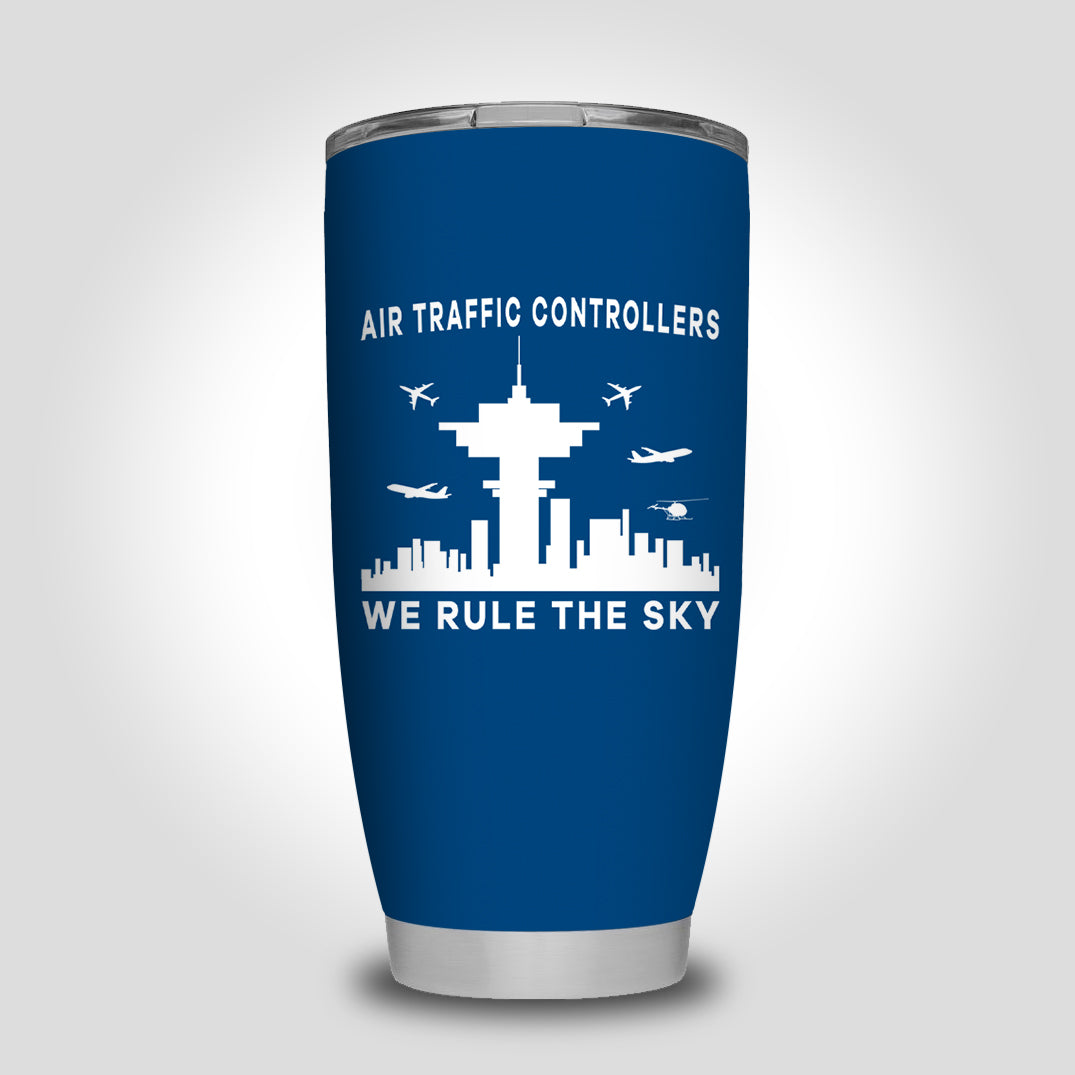 Air Traffic Controllers - We Rule The Sky Designed Tumbler Travel Mugs