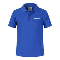 Thumbnail for Airbus & Text Designed Children Polo T-Shirts
