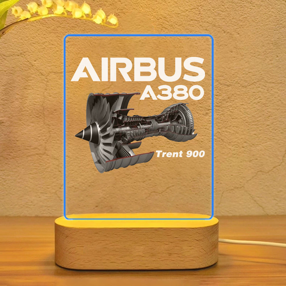 Airbus A380 & Trent 900 Engine Designed Night Lamp