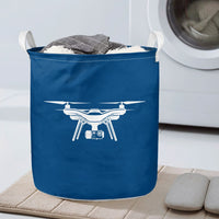 Thumbnail for Drone Silhouette Designed Laundry Baskets