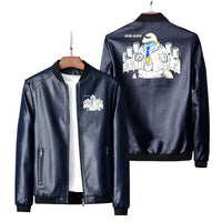 Thumbnail for Antonov AN-225 (18) Designed PU Leather Jackets