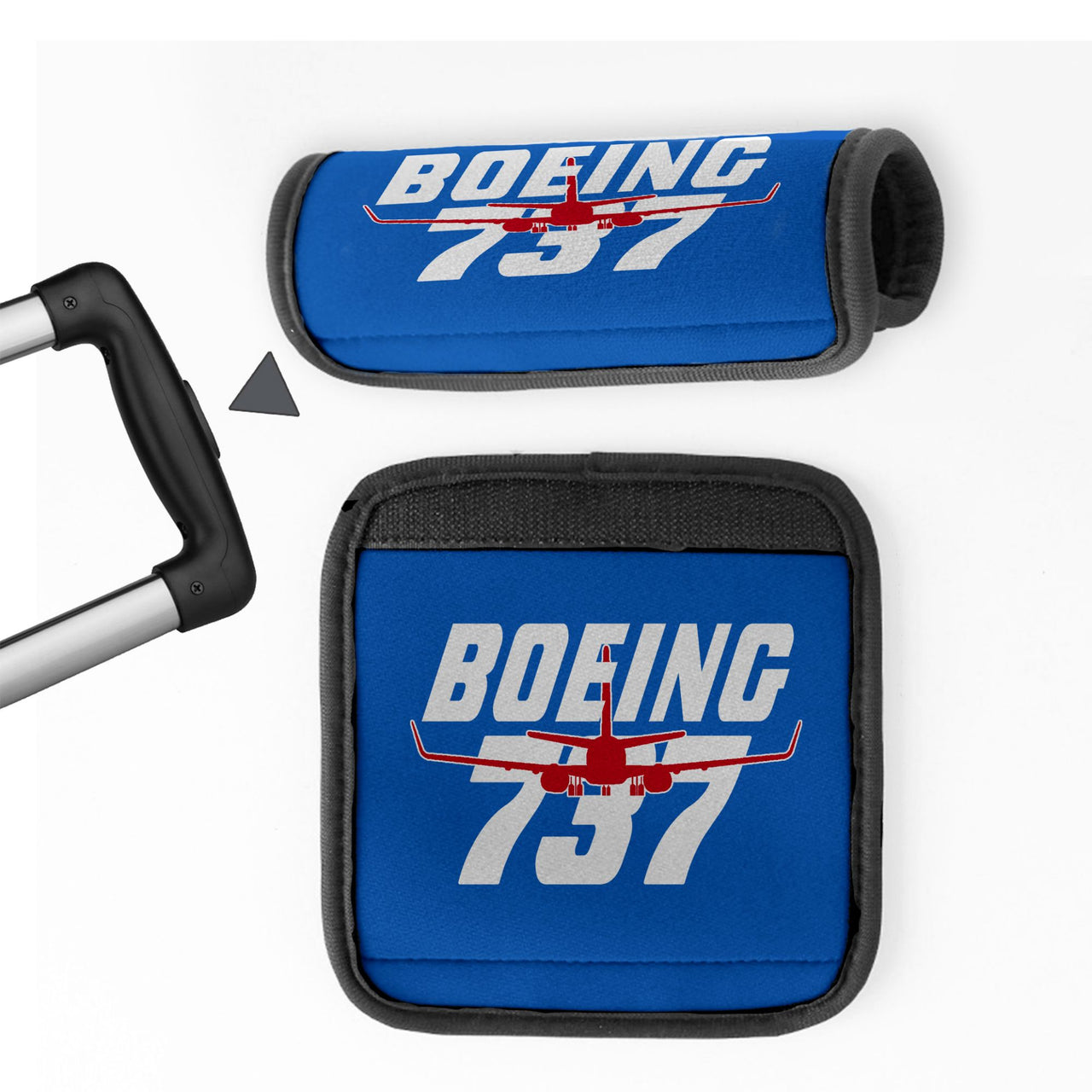 Amazing Boeing 737 Designed Neoprene Luggage Handle Covers