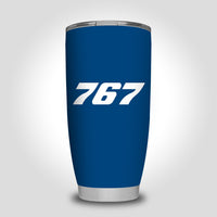 Thumbnail for 767 Flat Text Designed Tumbler Travel Mugs