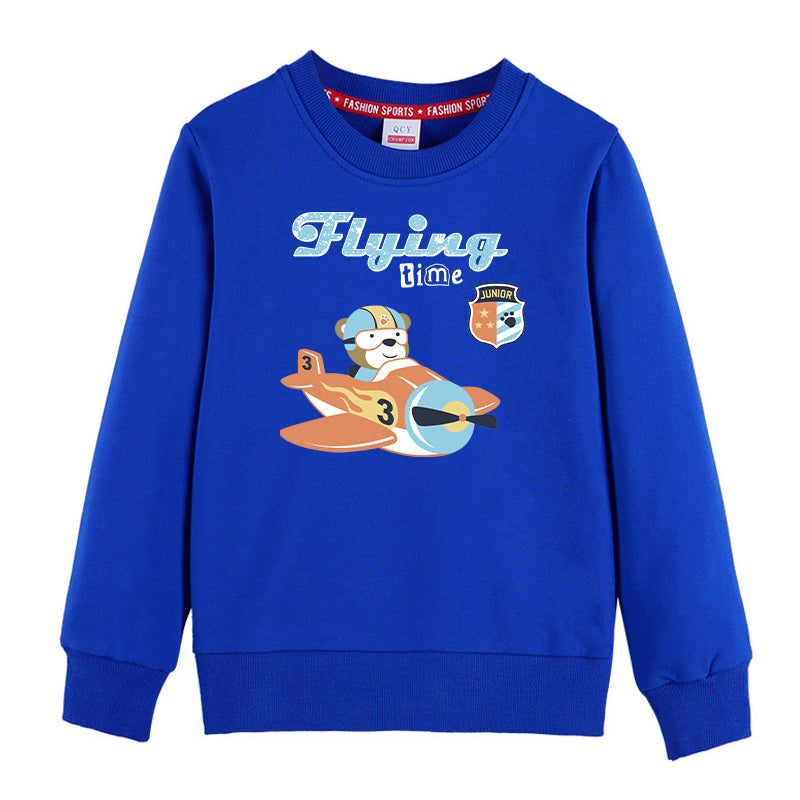 Flying Time & Junior Pilot Designed "CHILDREN" Sweatshirts