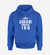Thumbnail for Sukhoi Superjet 100 & Plane Designed Hoodies