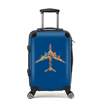 Thumbnail for Colourful Airplane Designed Cabin Size Luggages