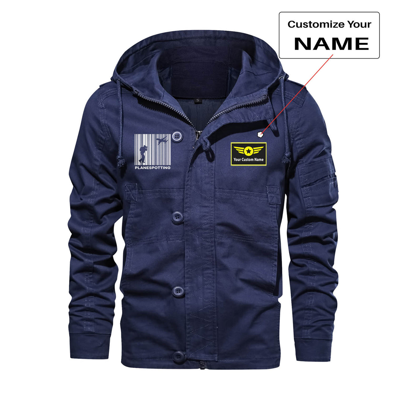Planespotting Designed Cotton Jackets