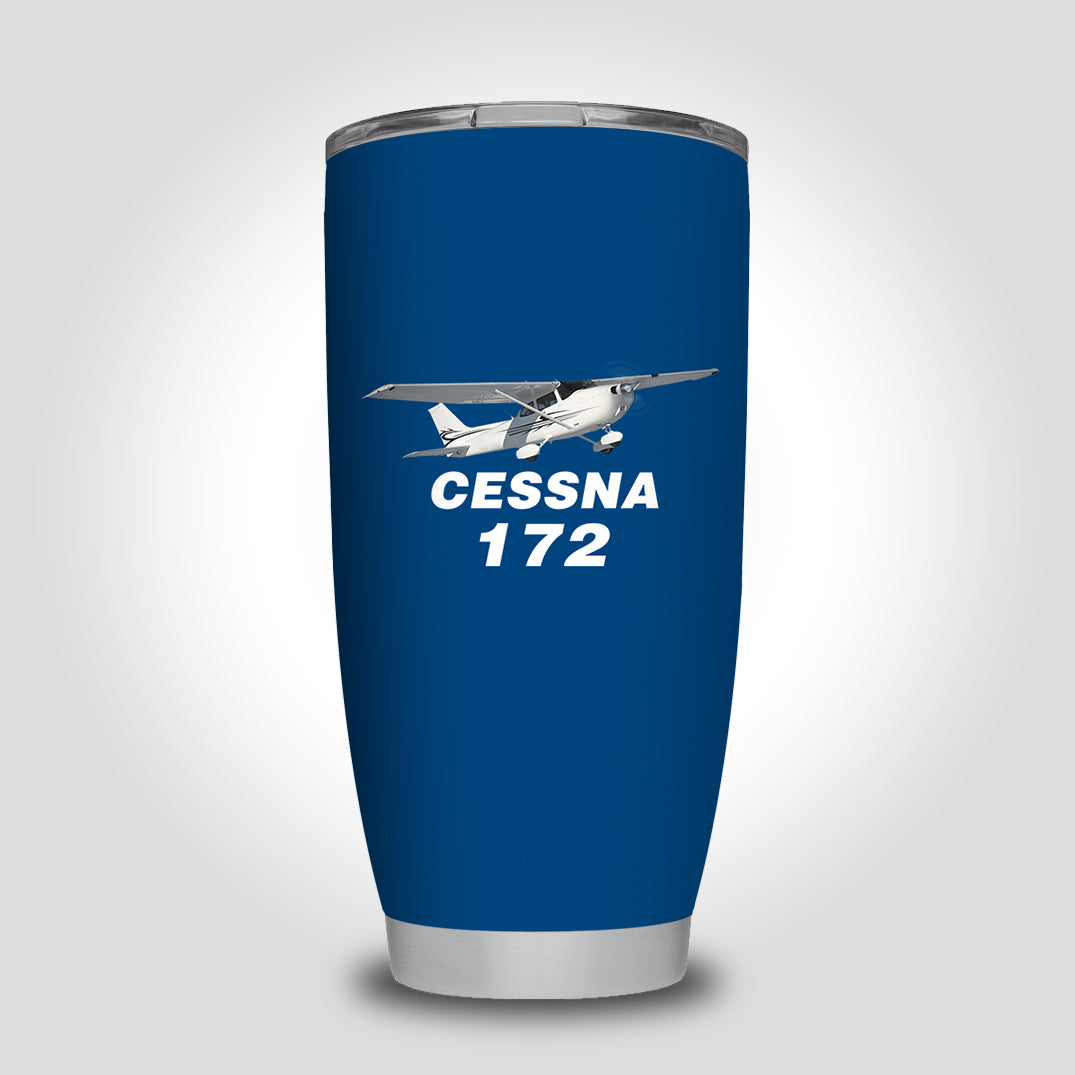 The Cessna 172 Designed Tumbler Travel Mugs