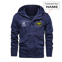 Thumbnail for People Fly Planes Pilots Fly Helicopters Designed Cotton Jackets