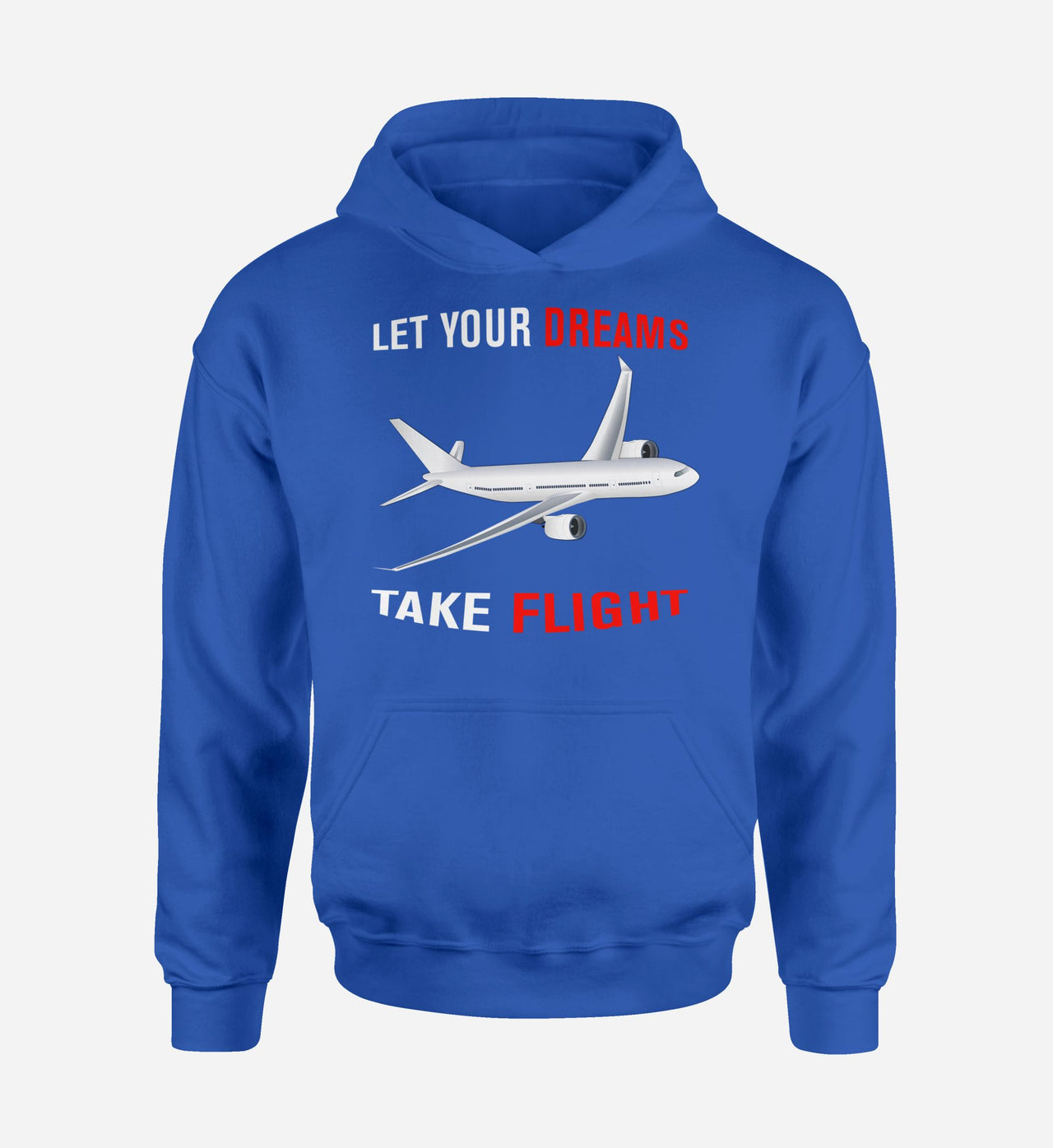 Let Your Dreams Take Flight Designed Hoodies
