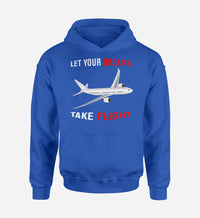 Thumbnail for Let Your Dreams Take Flight Designed Hoodies
