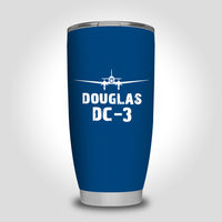 Thumbnail for Douglas DC-3 & Plane Designed Tumbler Travel Mugs