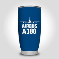 Thumbnail for Airbus A380 & Plane Designed Tumbler Travel Mugs