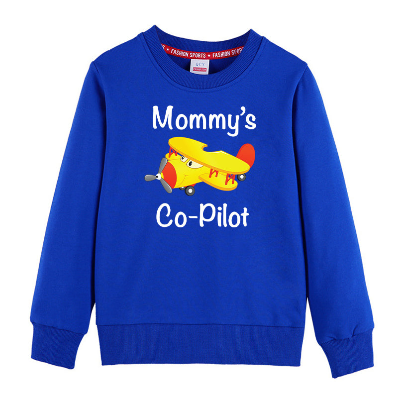 Mommy's Co-Pilot (Propeller2) Designed "CHILDREN" Sweatshirts