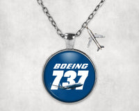 Thumbnail for Super Boeing 737+Text Designed Necklaces
