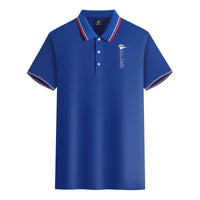 Thumbnail for Aviation Alphabet Designed Stylish Polo T-Shirts